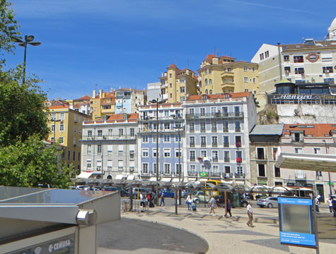 Alfama District of Lisbon Portugal